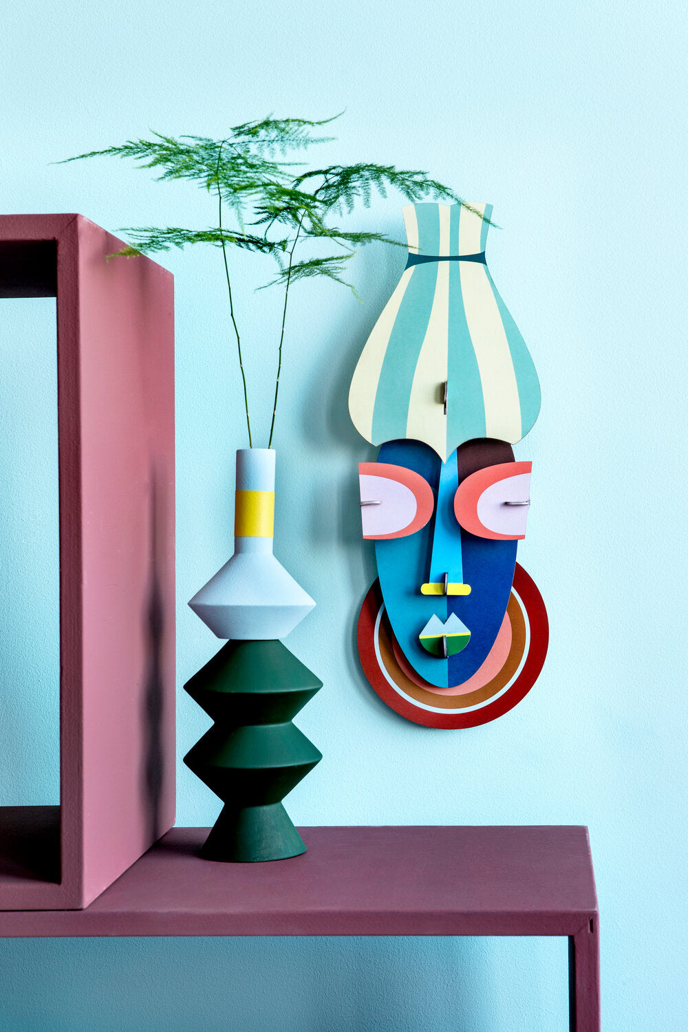 Manhattan maske vægdekoration